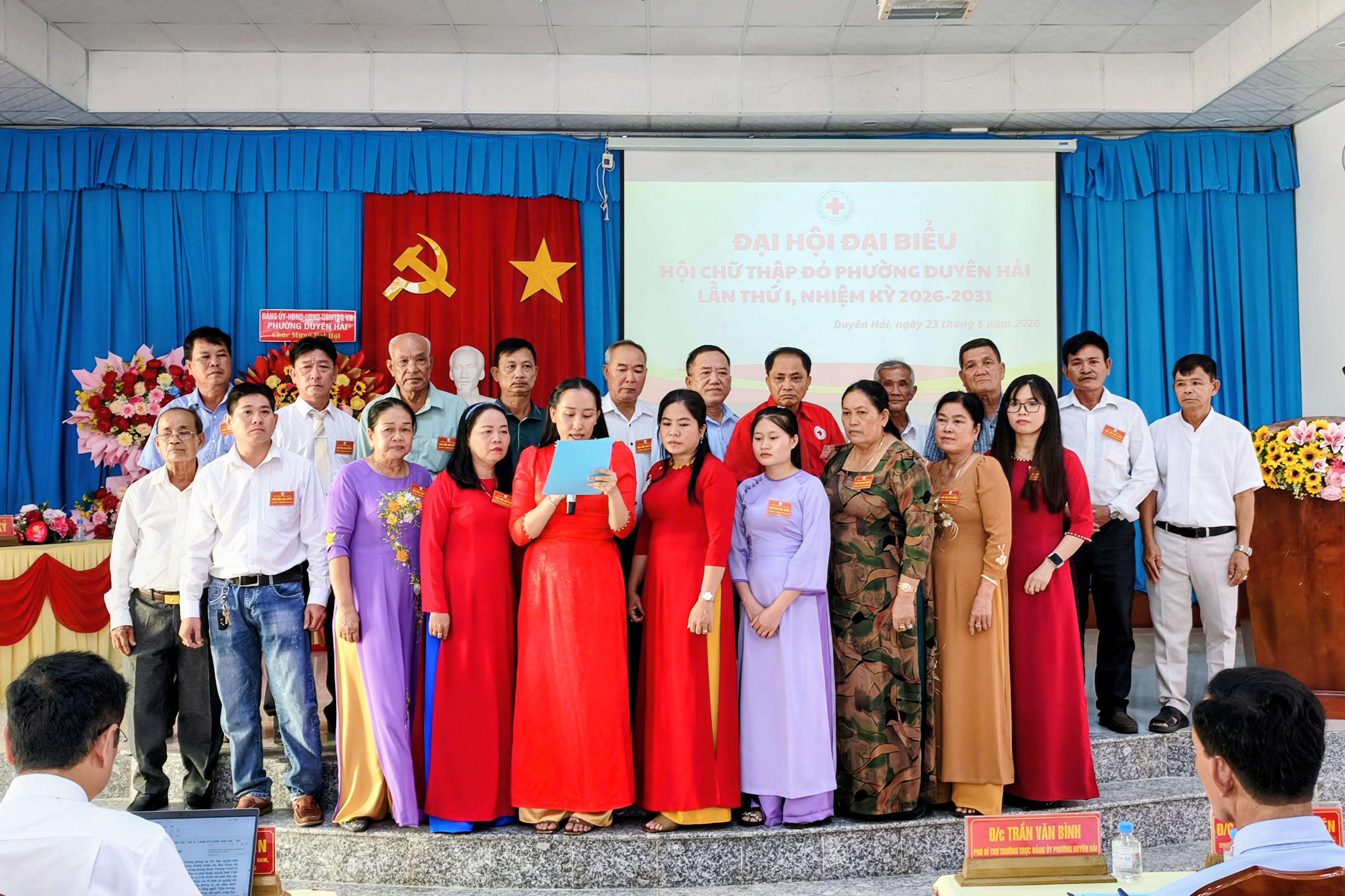 Hội Chữ thập đỏ phường Duyên Hải tổ chức Đại hội đại biểu lần thứ I, nhiệm kỳ 2026 – 2031