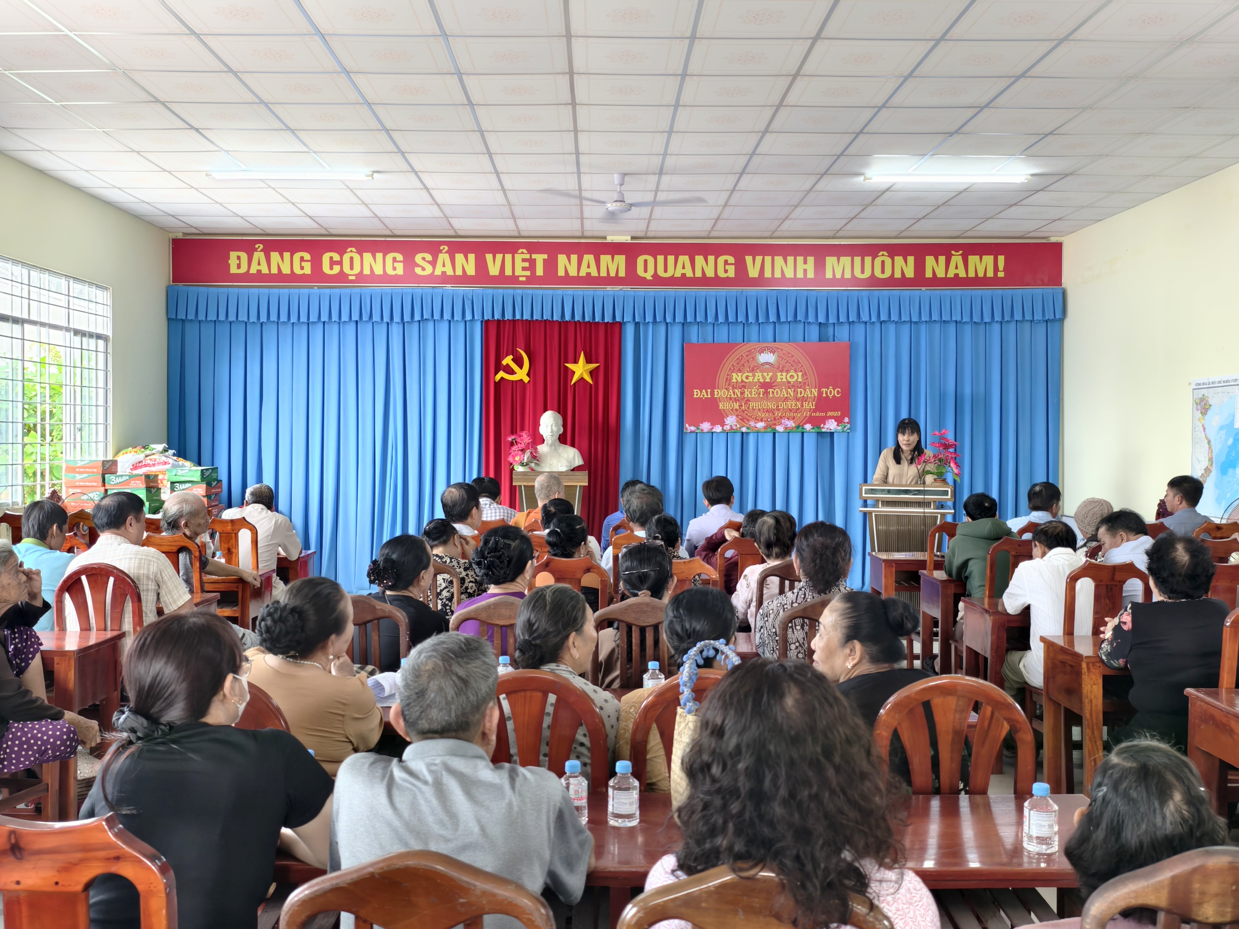 Ngày hội Đại đoàn kết toàn dân tộc tại Khóm 1, phường Duyên Hải